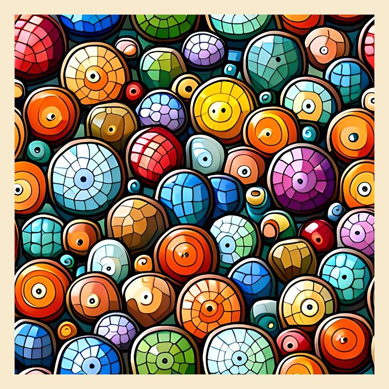 Murakami Mosaic Pattern