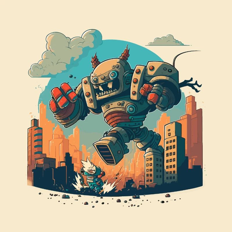 Robot vs Monstres