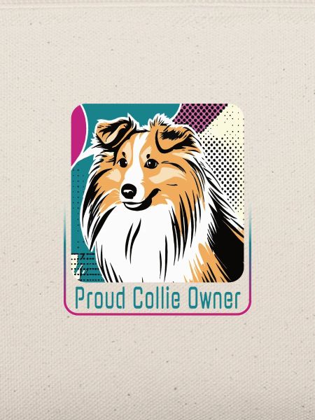 Stolzer Collie-Besitzer