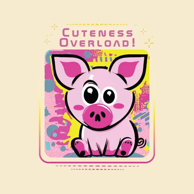 Free-spirited mud pig