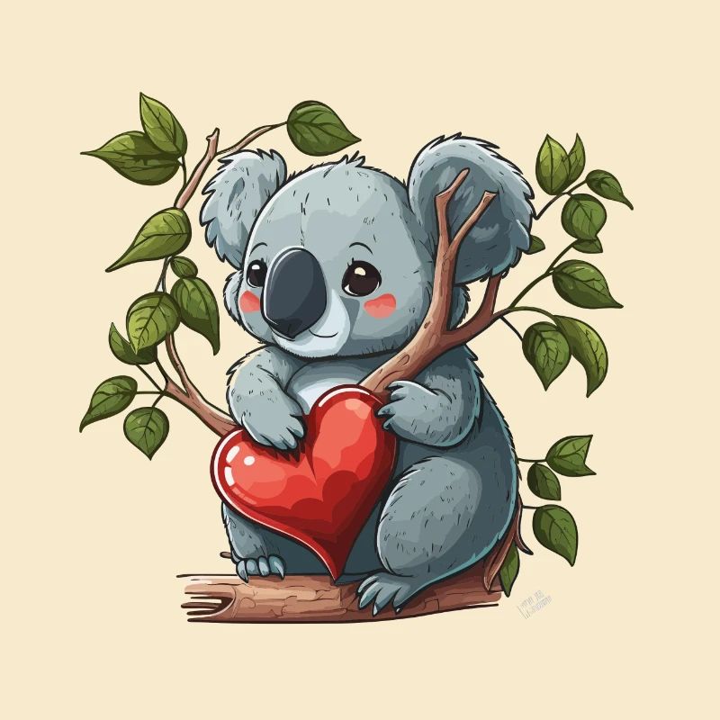 Entzückender Koala