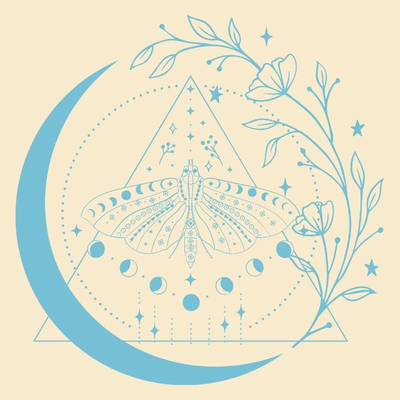 Moth Moon Flowers