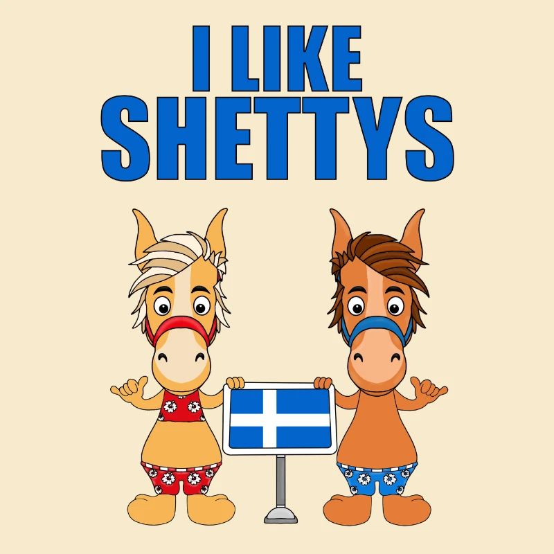 I LIKE SHETTYS - PFERDE - PFERD