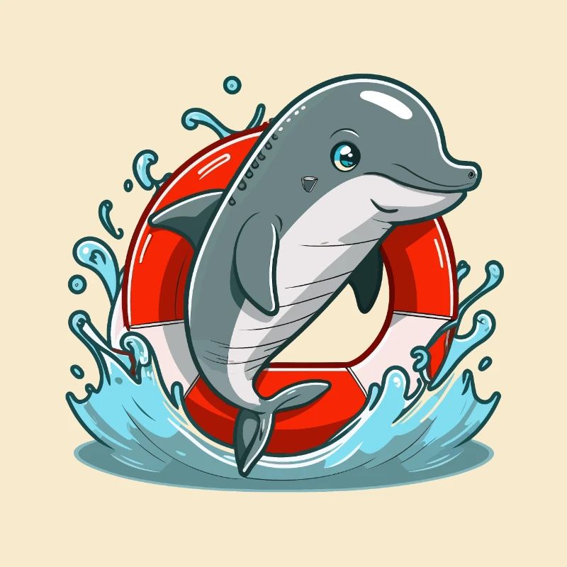 Rettungsmission mit Delfin