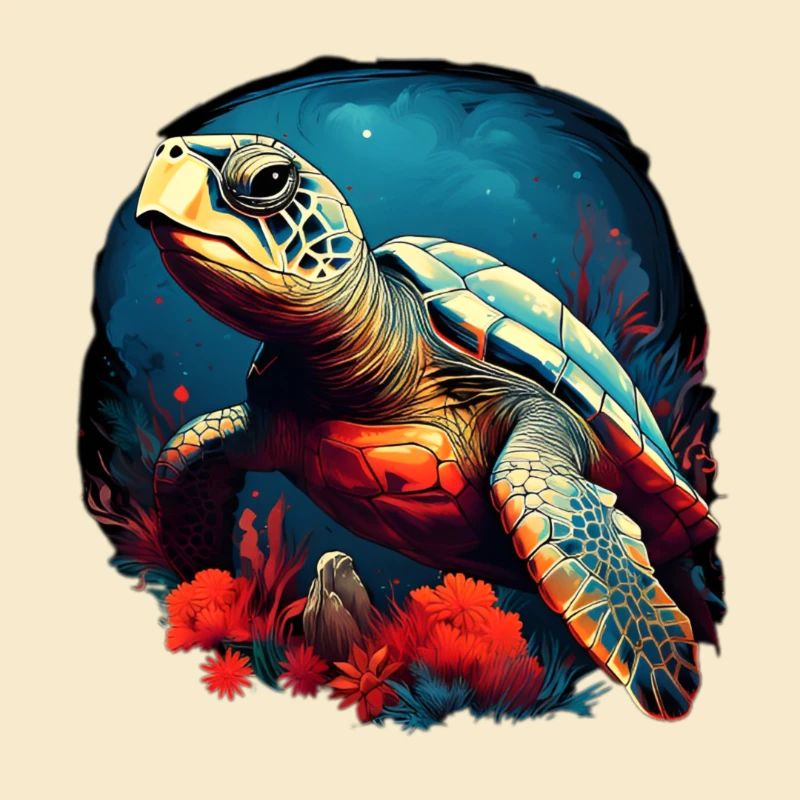 Wunderschöne Schildkröte