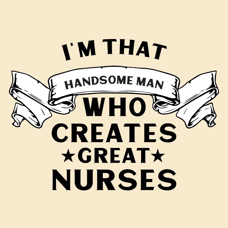 Handsome man who creates great nurses - black