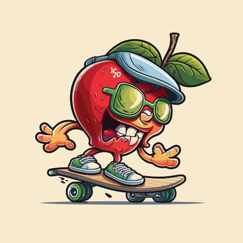 Apfel-Skater