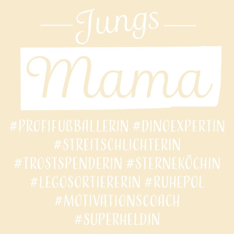Jungs Mama Jungsmama Muttertag weiß