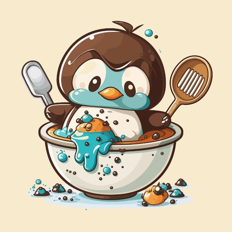 Pinguin-Gebäck