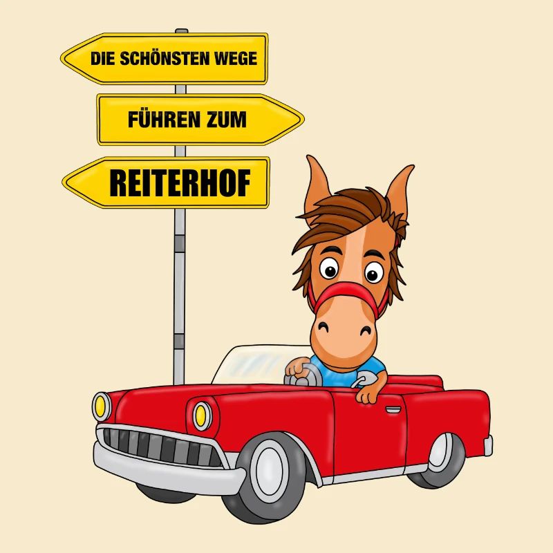 REITERHOF - PFERD - PFERDE - AUTO