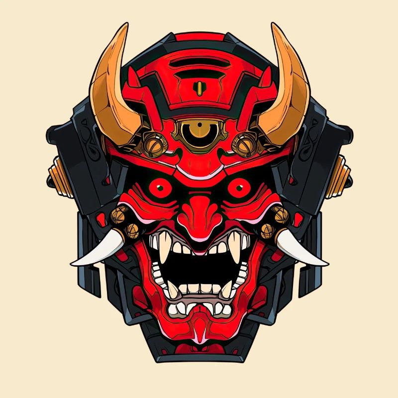 Cyborg Dämon Samurai