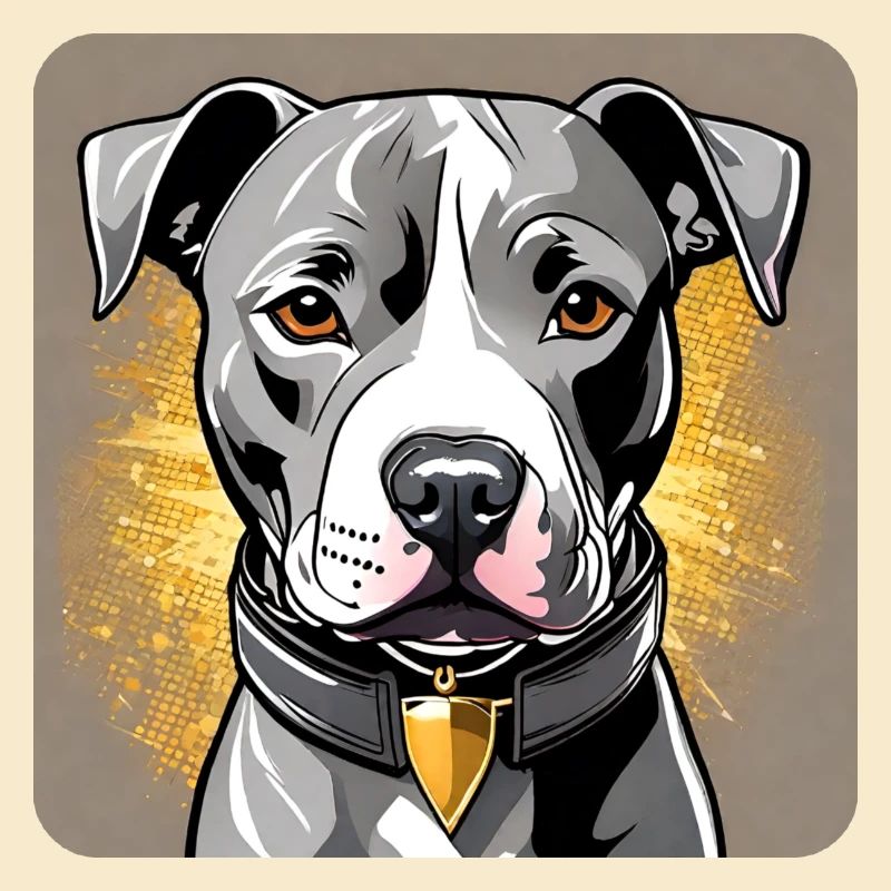 Mignon Mignon Pitbull Terrier Chien