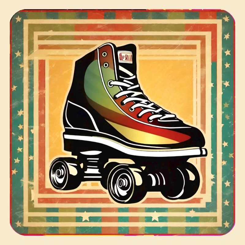 Cooler Disco Rollschuh Retro Style