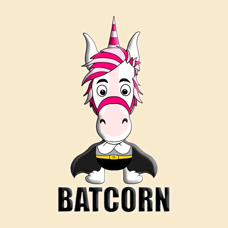 BATCORN - EINHORN - EINHÖRNER - TIER - SUPERHELD