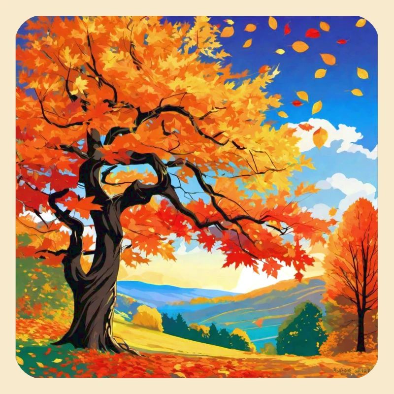 Bunte Herbstlandschaft