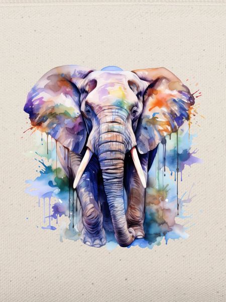 elefant, wasserfarben