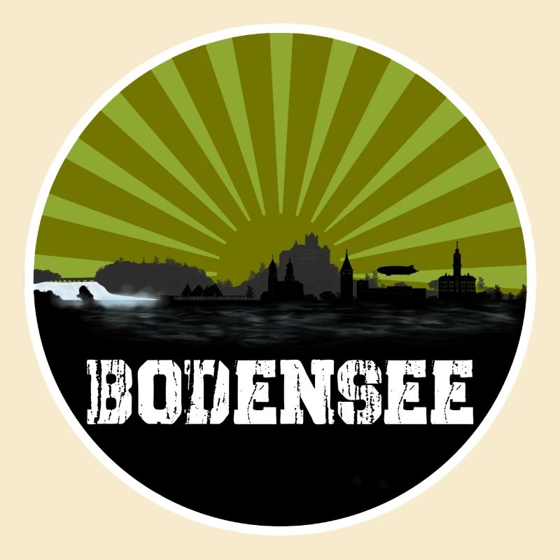 Bodensee Retro Skyline