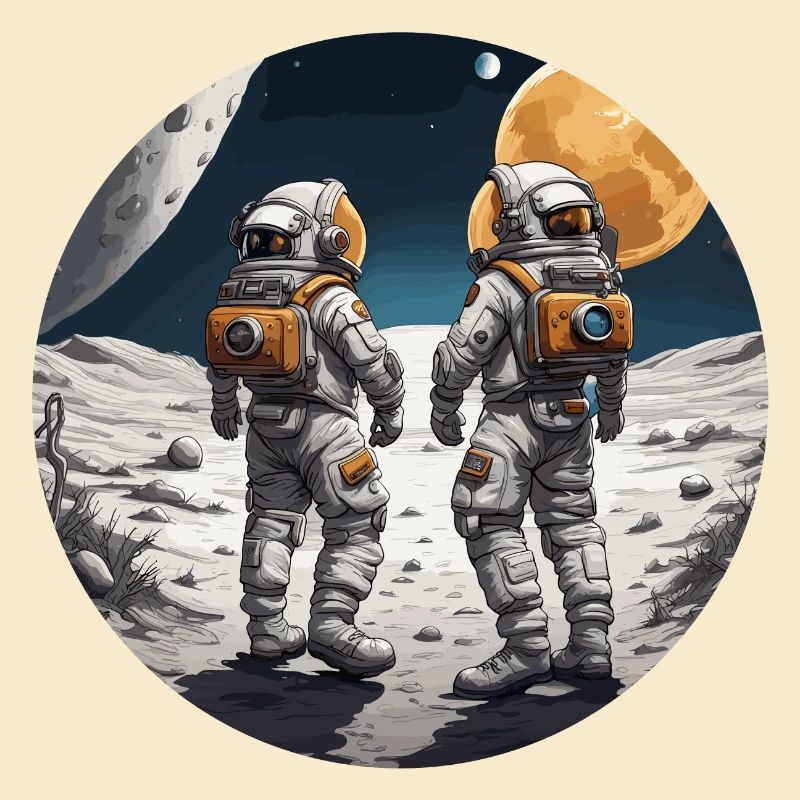 Astronaute / Espace / Vaisseau spatial / Lune / Espace