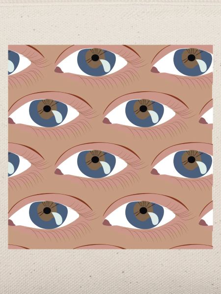 Eyes lined up