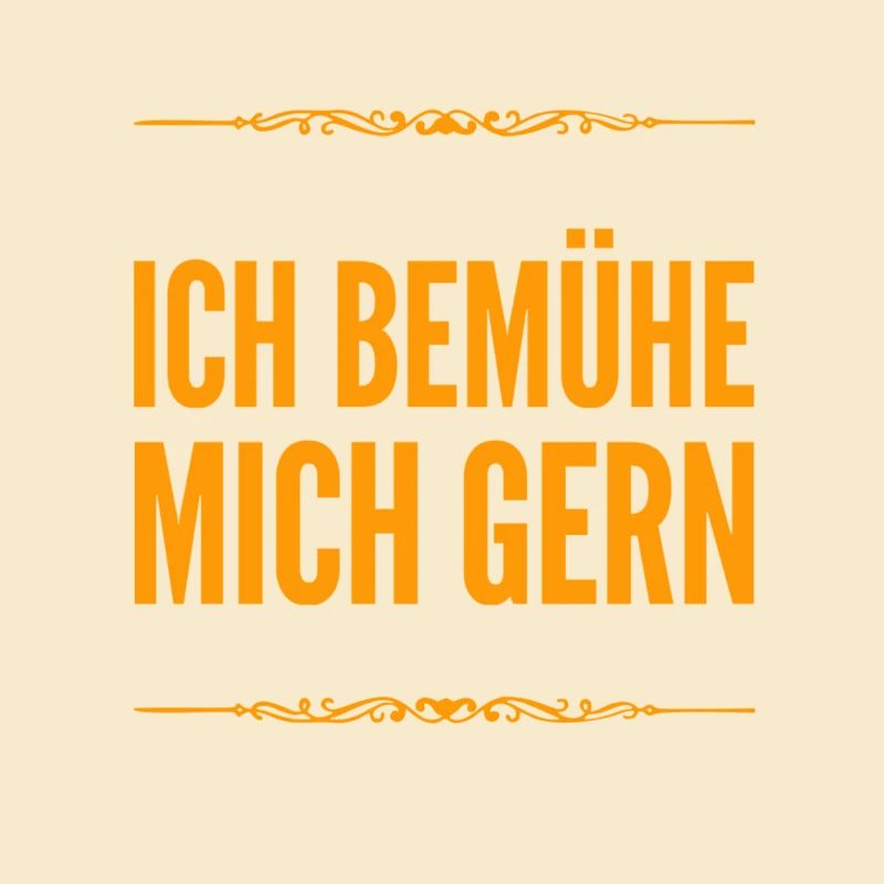 ich strenge mich an