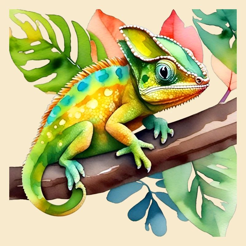 Mignon petit caméléon