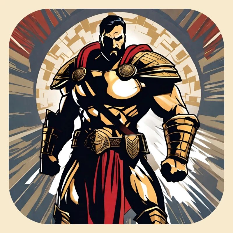 Stolzer Sparta Krieger