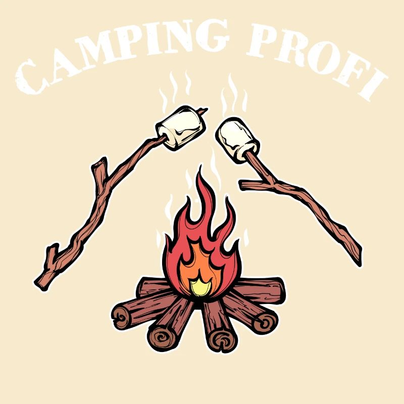Campsite Campfire Statement Camping Hiker
