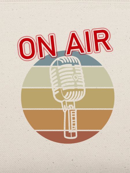 Microphone on air