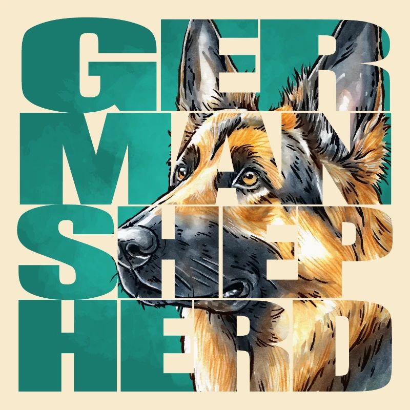 German Shepherd Portrait