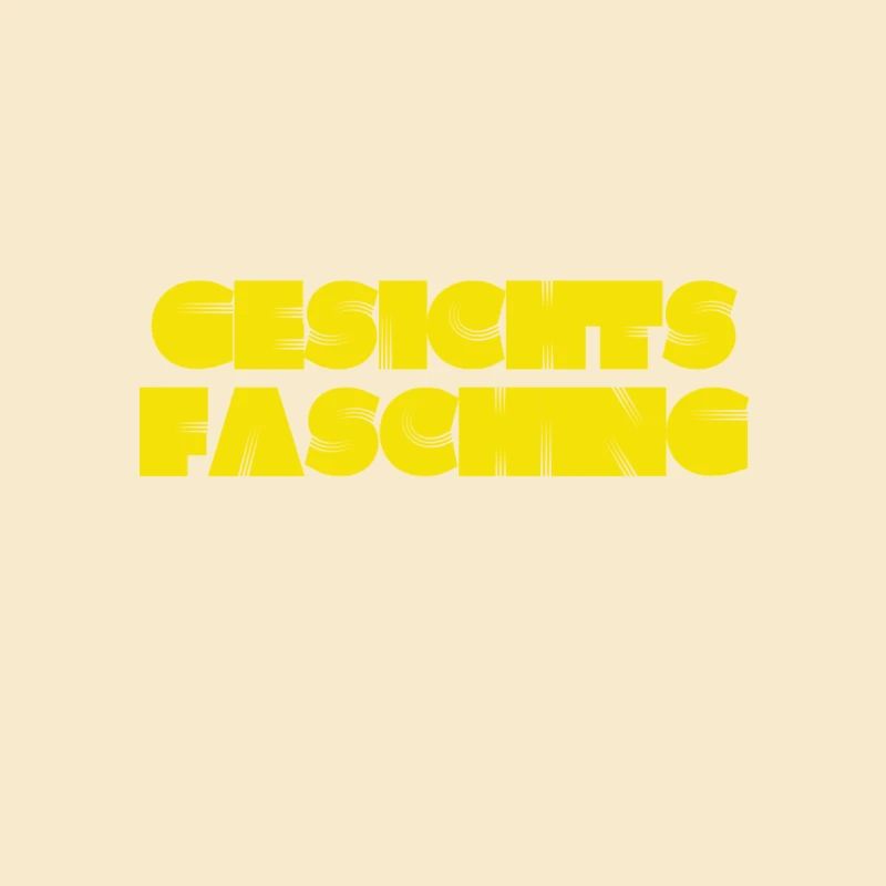 ich habe Gesichtsfasching