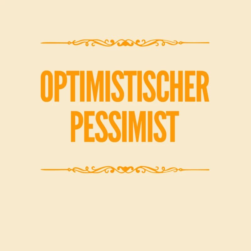 optimistischer Pessimist