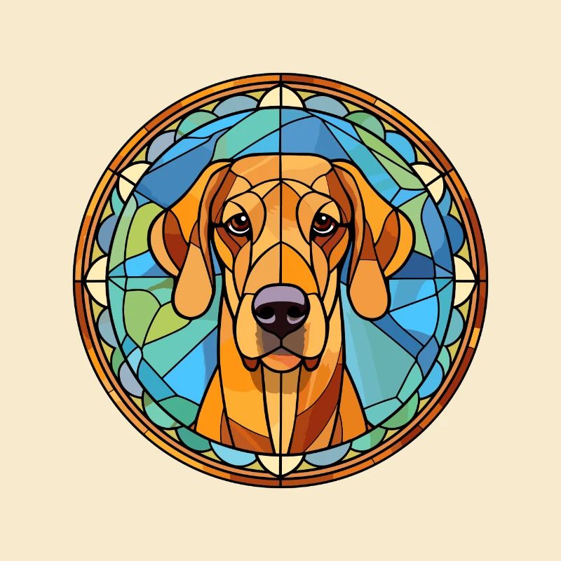 Rhodesian Ridgeback Hunderasse Buntglas Farbe