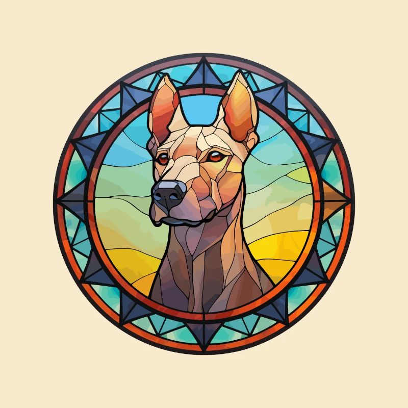 Thai Ridgeback Hunderasse Buntes Glas Bunt Wa