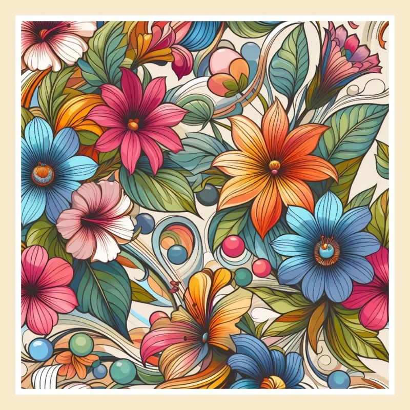 Bunte Pflanzenblumen