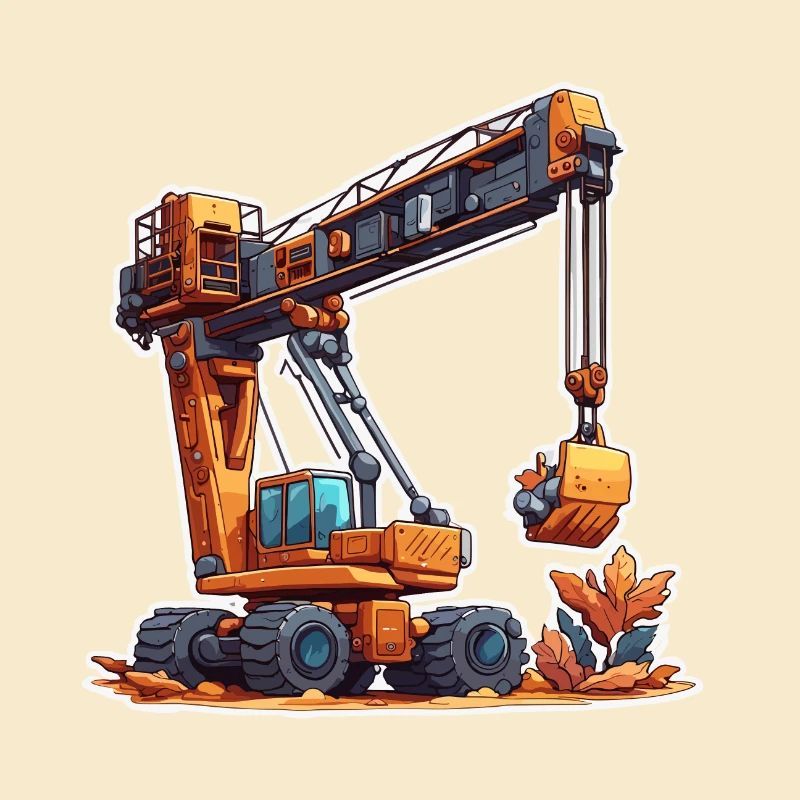 Grue / de chantier / treuil / système de grue