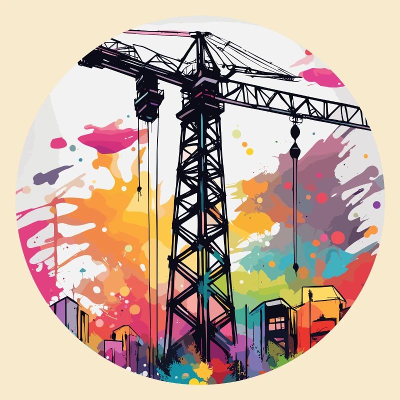 Grue / de chantier / treuil / système de grue