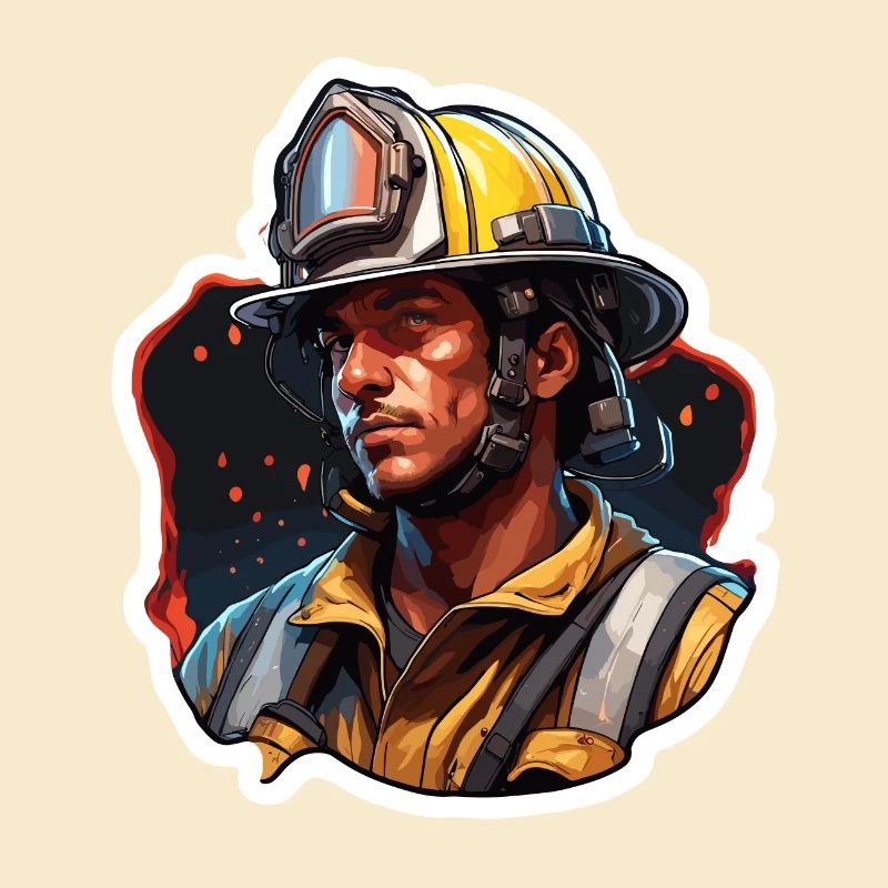 Firefighter / Fire / Fire / Extinguish / Hero