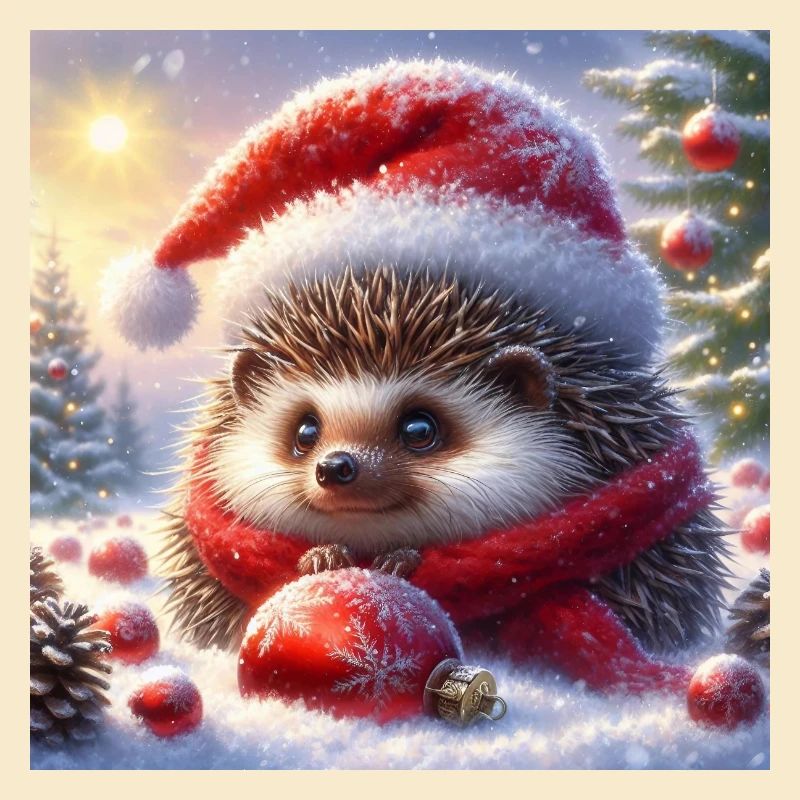 Hérisson de Noël