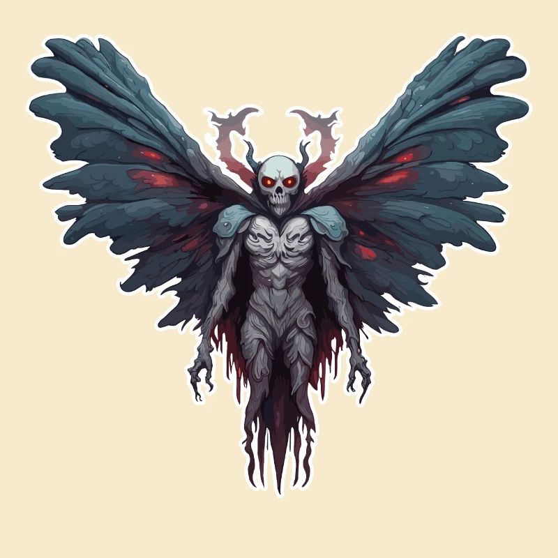 Mothman / Moth / Insect / Mythical Creature / Flutter