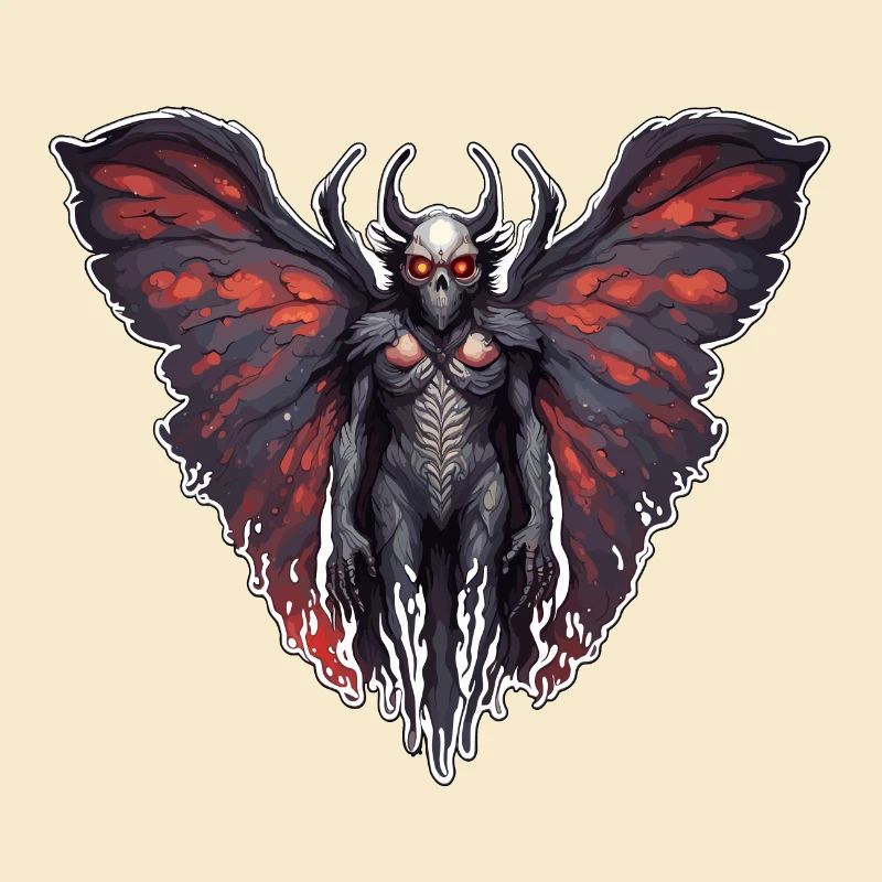 Mothman / Moth / Insect / Mythical Creature / Flutter
