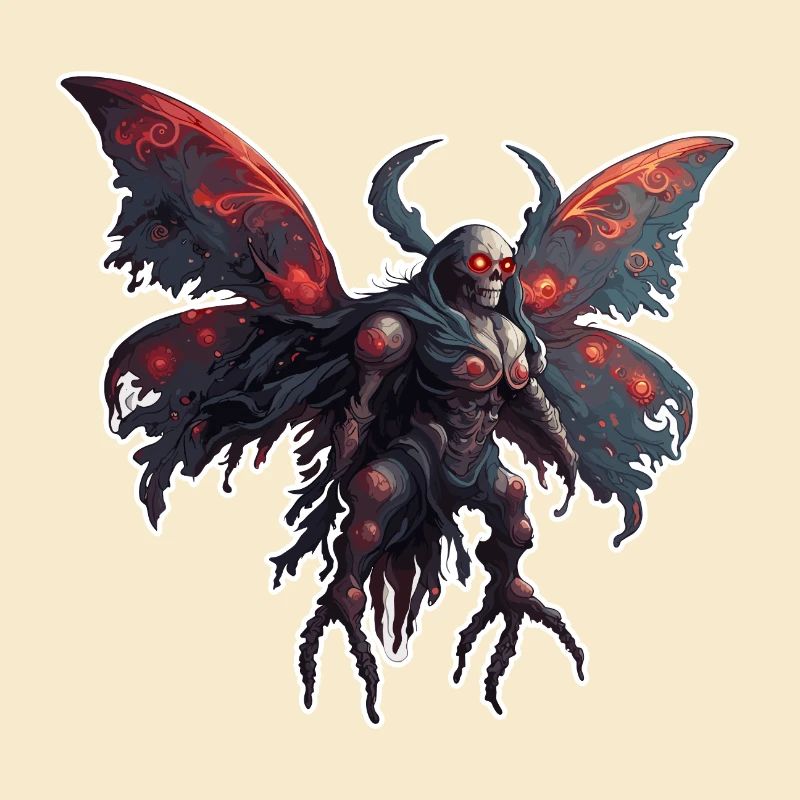 Mothman / Moth / Insect / Mythical Creature / Flutter