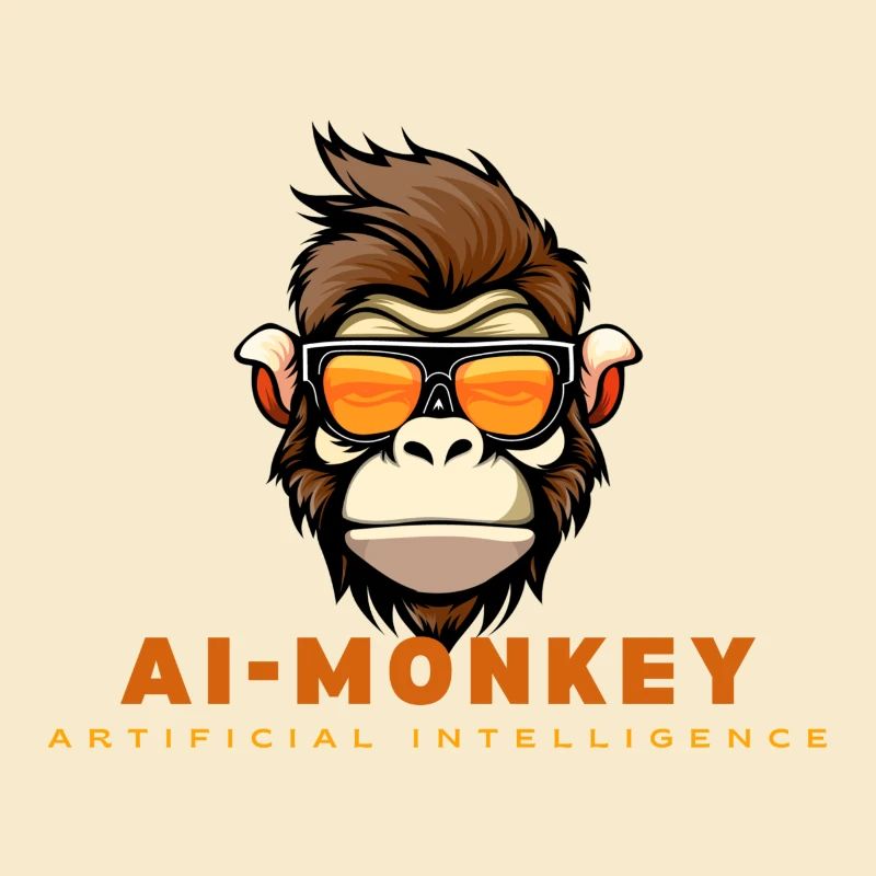 AI Affe mit Sonnenbrille