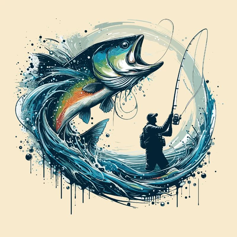 Cadeau dynamique de pêche