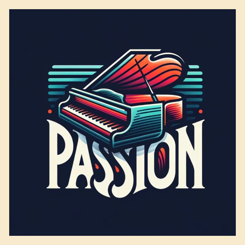 Piano Passion (impression de piano) - Passion