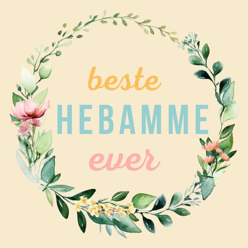 Beste Hebamme ever- personalisierbares Design