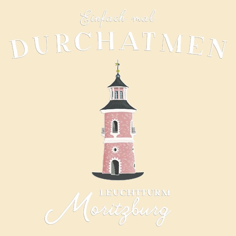 Lighthouse Moritzburg in Saxony, drawing