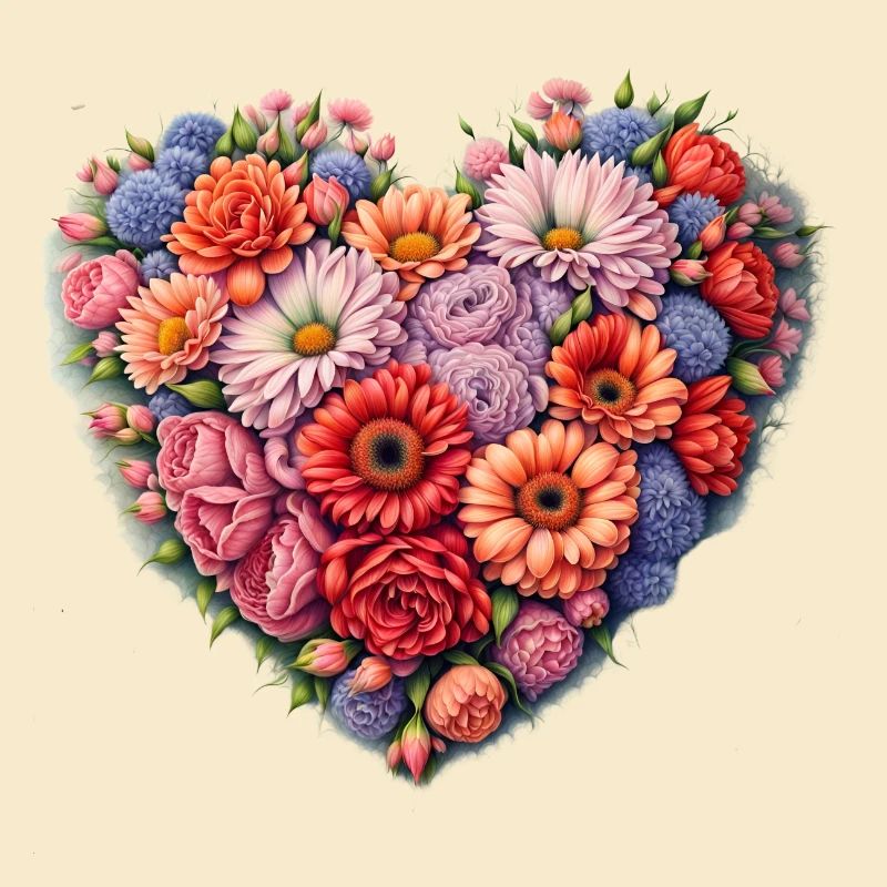 Blumenherz Farbpalette