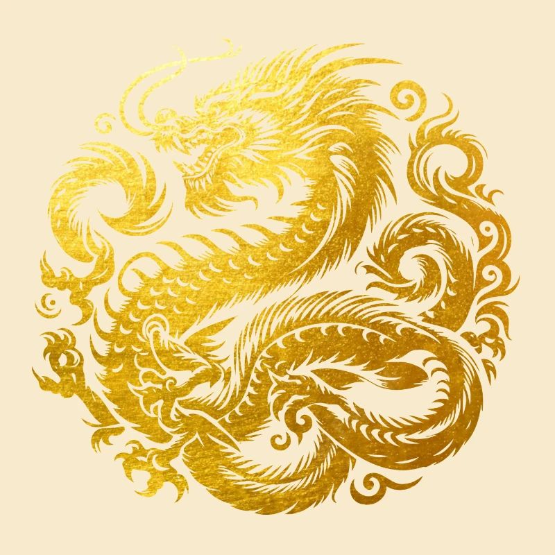 Tatouage de dragon chinois