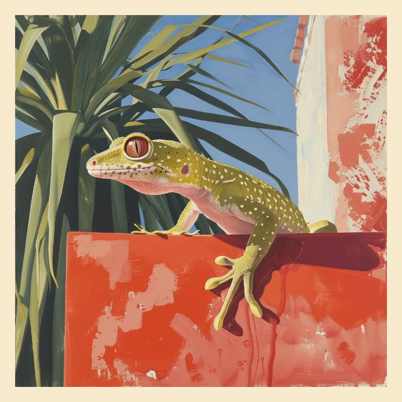 gecko, lizard, colorful, animal, gift, gift idea
