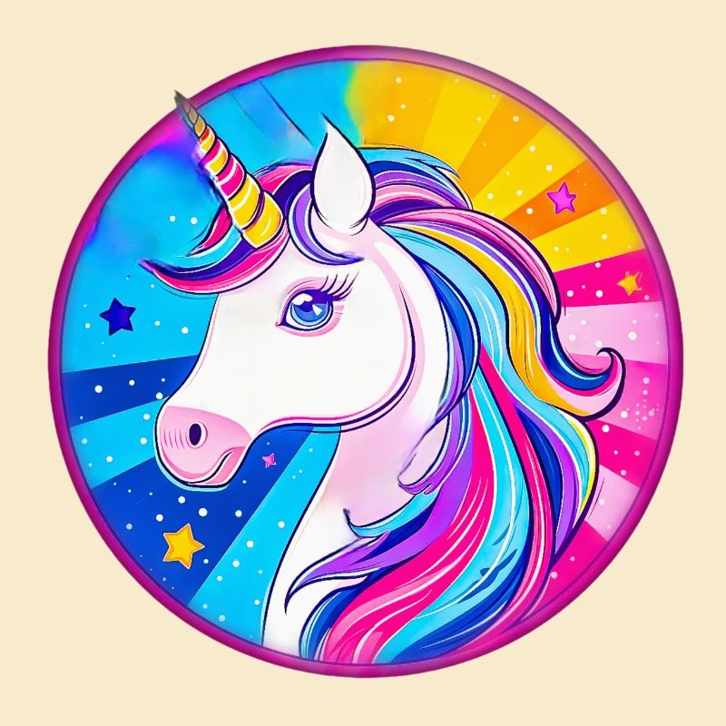 Buntes Einhorn